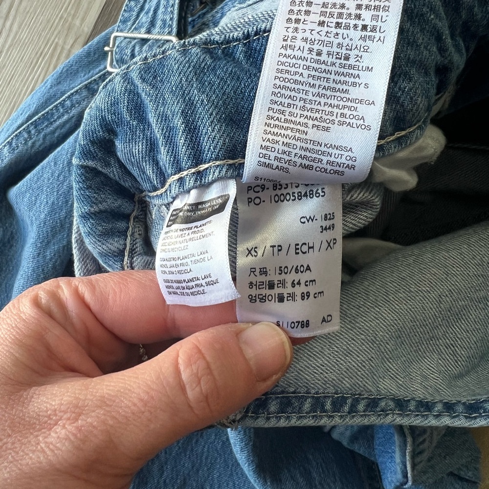 Levi’s Premium Straight Leg Overalls size XS - Picture 8 of 10